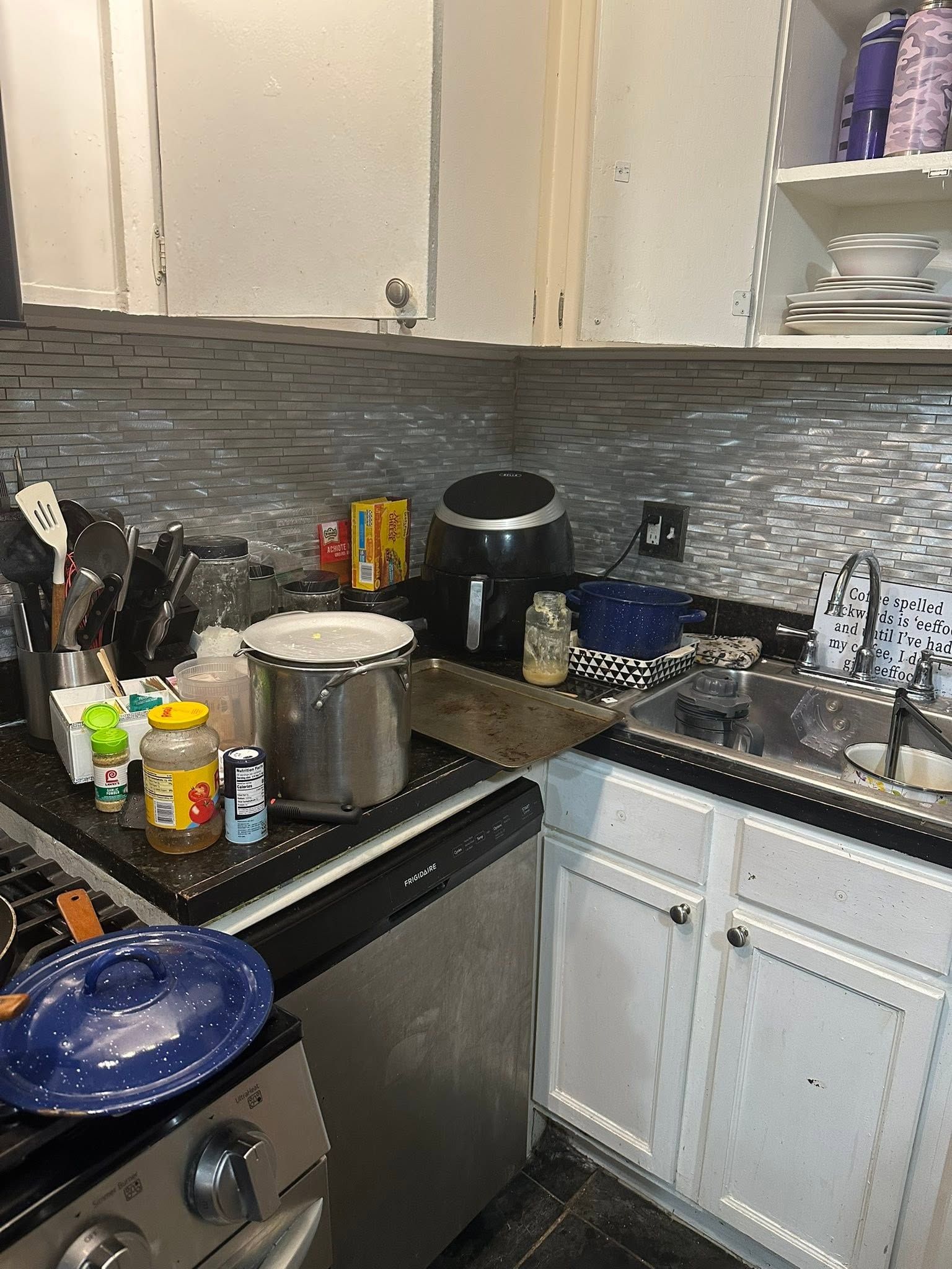 Before and after - before