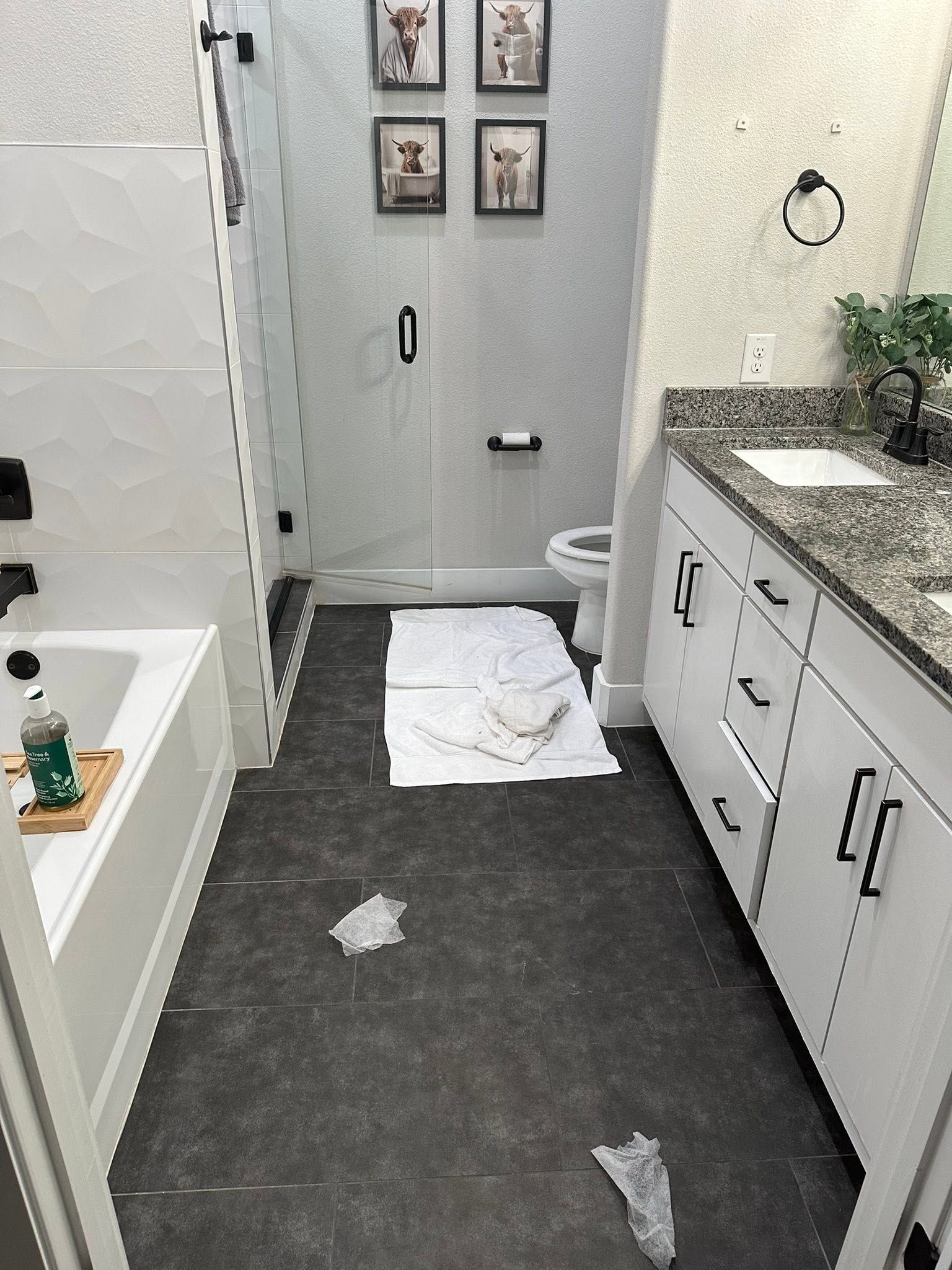 Before and after - before